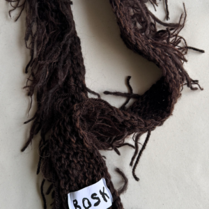 Alternative view of Dark brown scarf