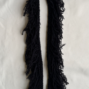Alternative view of Black scarf