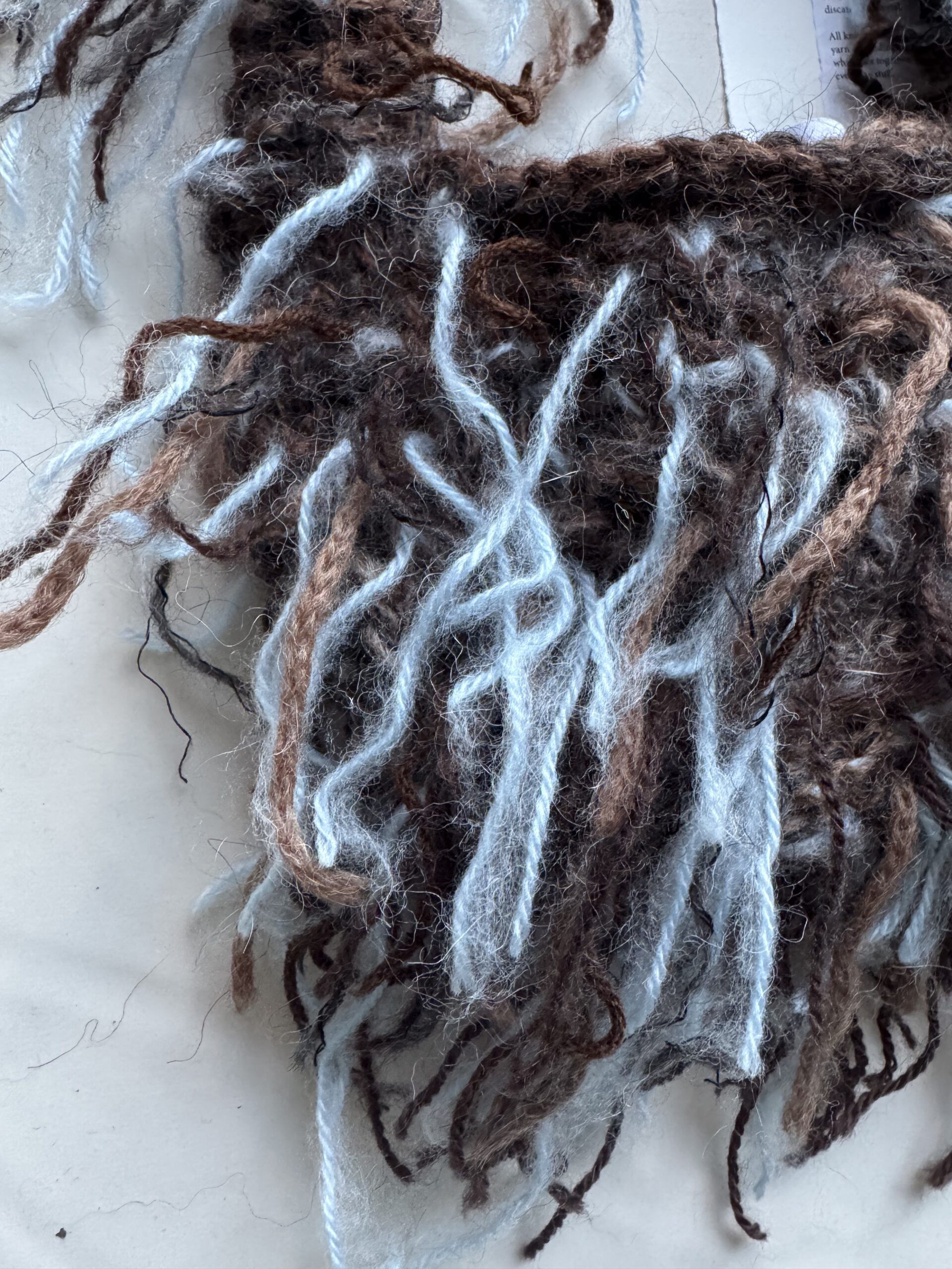 Brown & baby blue handbag - Image 2