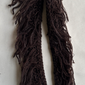 Alternative view of Dark brown scarf