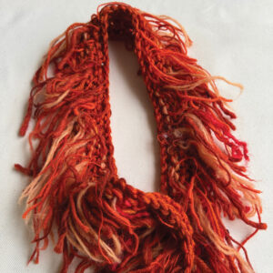Alternative view of Burnt orange scarf