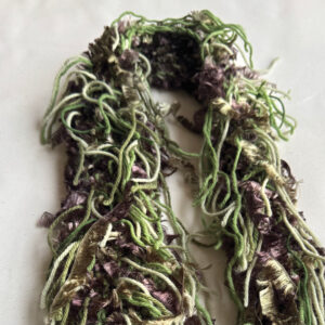 Alternative view of Velvet green scarf