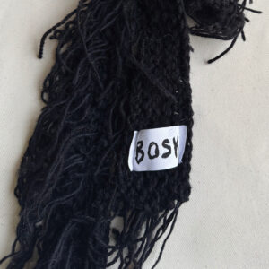 Alternative view of Black scarf