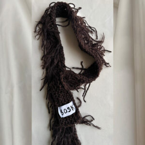 Alternative view of Dark brown scarf