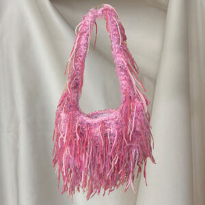 pink handbag
