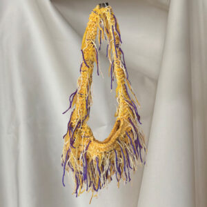 yellow & purple shoulder bag
