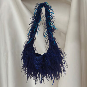 Blue shoulder bag