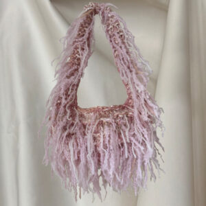 light pink handbag
