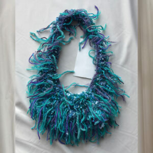 Teal & purple crossbody bag