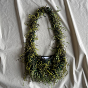 Green shoulder bag