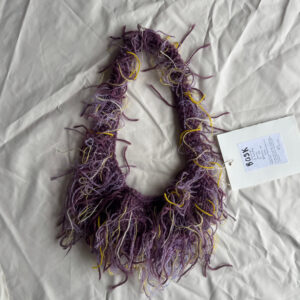 Purple & yellow shoulder bag