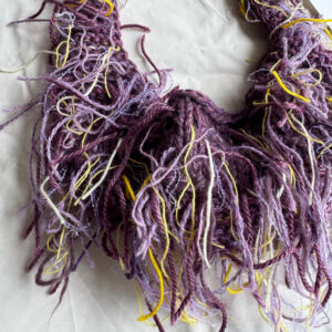Alternative view of Purple & yellow shoulder bag